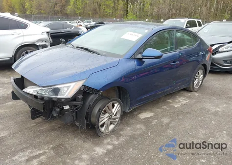 2020 Hyundai Elantra Sel z USA, uszkodzony, nr VIN 5NPD84LFXLH509814